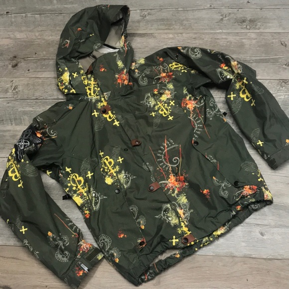 Bonfire Blur Skisnowboard Shell Jacket 